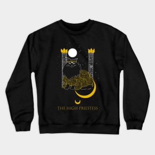 The High Priestess - Tarot Cats Crewneck Sweatshirt